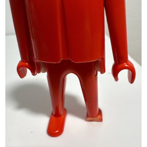 Vintage Playmobil Figures Set Of 2 Red & White Boy Girl - Picture 4 of 8